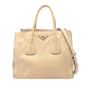 Prada City Calf Double Zip Satchel Secondhand