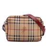 Burberry Haymarket Check Coated Canvas Crossbody Secondhand