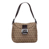 Fendi Zucchino Canvas Double Flap Mamma Secondhand