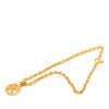 Secondhand Chanel CC Gold Plated Medallion Pendant Necklace