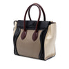 Celine Micro Tricolor Leather Luggage Tote Secondhand
