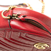 Gucci Mini GG Marmont Matelasse Leather Round Crossbody Secondhand
