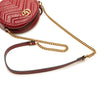 Gucci Mini GG Marmont Matelasse Leather Round Crossbody Secondhand