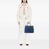 Prada Medium Saffiano Cuir Double Handle Satchel Secondhand
