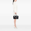 Prada Perforated Leather City Fori Chain Handbag Secondhand