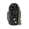 Secondhand Chanel Micro Quilted Lambskin Drawstring Bucket Bag