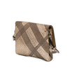 Burberry Embossed Grain Check Leather Langley Crossbody Secondhand