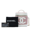 Chanel Tweed and Lambskin CC Vanity Case Secondhand