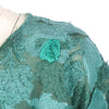 Lanvin Green Silk Upcycled Dress - 2010s Second hand