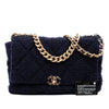 Chanel Maxi Tweed 19 Flap Secondhand