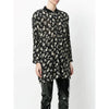 Secondhand Gianni Versace Black and White Floral Blouse - '80s