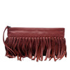 Bottega Veneta Lambskin Intrecciato Fringe Clutch Secondhand