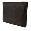 Chanel Large Chevron Iridescent Caviar Boy O Case Clutch Secondhand