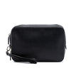 Prada Saffiano Double Zip Travel Pouch Secondhand