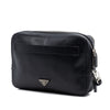 Prada Saffiano Double Zip Travel Pouch Secondhand