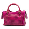 Balenciaga Mini Lambskin Motocross Stadio Laser Cut Cross Giant 12 City Satchel Secondhand