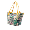 Burberry Small Haymarket Check Floral Print Coated Canvas Canterbury Tote Secondhand