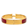 Hermès Narrow Enamel Clic H Bracelet PM Secondhand