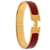 Hermès Narrow Enamel Clic H Bracelet PM Secondhand
