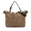 Gucci Large GG Canvas Icon Bit Satchel Secondhand