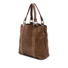 Gucci Large Guccissima Trimmed Calfskin Bamboo Libeccio Tote Secondhand
