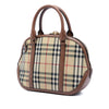 Burberry Small Haymarket Check Coated Canvas Orchard Bowling Bag Secondhand