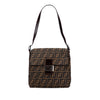 Fendi Zucca Canvas Shoulder Bag Secondhand