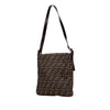 Fendi Zucca Canvas Shoulder Bag Secondhand