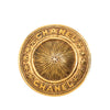 Secondhand Chanel Gold Plated Round Brooch
