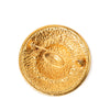Secondhand Chanel Gold Plated Round Brooch