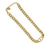 Dior Gold Plated CD Logo Chain Link Necklace Secondhand