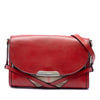 Burberry Leather and House Check Canvas Bridle Abbott Crossbody Secondhand