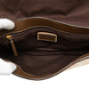 LOEWE 160th Anniversary Suede Trimmed Canvas Flap Shoulder Bag Secondhand