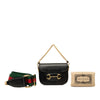 Gucci Mini Calfskin Web Horsebit 1955 Satchel Secondhand