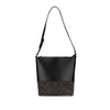 Burberry Calfskin and Suede Shoulder Bag Secondhand