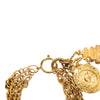 Chanel CC Gold Plated Triple Chain Logo Charm Bracelet Secondhand