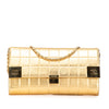 Chanel CC Choco Bar Metallic Lambskin Flap Secondhand