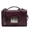 Prada Saffiano Lux Sound Lock Satchel Secondhand