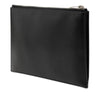 Saint Laurent Leather Multi Patch Zip Pouch Secondhand