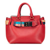Burberry Small Grained Calfskin Belt Satchel Secondhand
