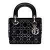 Dior Mini Velvet Cannage Strass Embellished Lady Dior Secondhand