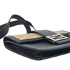 Fendi Calfskin and Canvas FF 1974 Flat Baguette Crossbody Secondhand