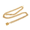 Chanel Gold Plated Chain Perfume Bottle Charm Belt Secondhand