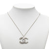 Chanel CC Brass and Strass Pendant Necklace Secondhand
