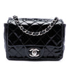 Chanel Mini Square Classic Patent Single Flap Secondhand