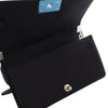 Chanel Old Medium Satin Pearl Embellished Boy Flap Secondhand