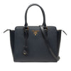 Prada Soft Calf Trimmed Saffiano Lux Open Convertible Tote Secondhand