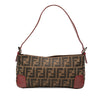 Fendi Zucca Canvas Shoulder Bag Secondhand