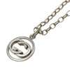 Gucci Sterling Silver Interlocking G Pendant Necklace Secondhand