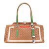 Bottega Veneta Velvet Trimmed Nappa Intrecciato Frame Bag Secondhand